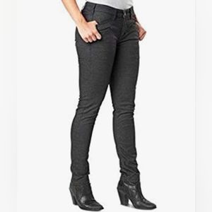 5.11 Charcoal Gray Low Rise Stretch Denim Skinny Jeans Size 16